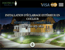 Tablet Screenshot of irrigation-laurentides.com